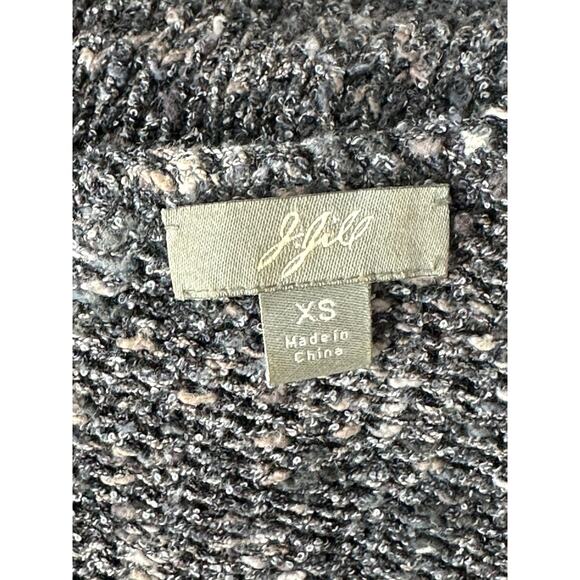 J Jill Sweater Womens XS Gray Knit Long Bell Sleeves Pullover Boho Minimalist - Picture 6 of 6